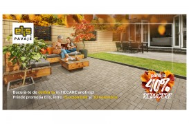 Reduceri Elis Pavaje de p&acirc;nă la 40%: amenajează-ți curtea acum, bucură-te de ea &icirc;n fiecare anotimp!