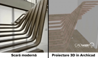 Scară modernă în Archicad – Tutorial modelare 3D în programul Graphisoft Archicad Archicad – Cea mai