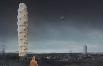 Un zgârie-nori ca un acordeon pentru zonele afectate de dezastre a câștigat competiția eVolo Skyscraper 2018