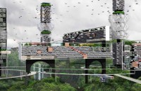 Oraşul post-pandemic al viitorului ar putea fi construit deasupra naturii