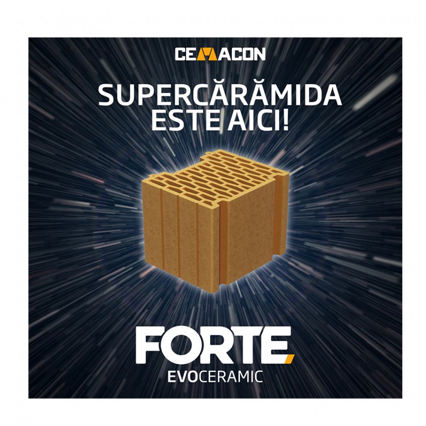 CEMACON lansează blocul ceramic portant EVOCERAMIC 29 FORTE