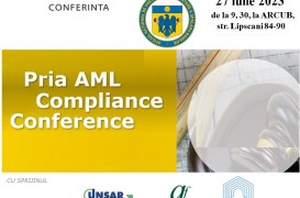 Conferința Pria AML&COMPLIANCE Romania are loc pe 27 iulie 2023 