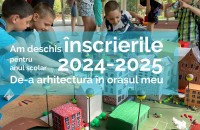 Înscrierile pentru profesioniștii mediului construit și profesori în programele  De-a arhitectura 2024-2025 sunt deschis