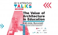 De-a Arhitectura TALKS Valoarea arhitecturii în educație Pe 8 iunie 2025 în Sala Frescelor a Universității