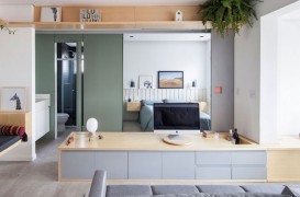 Soluţii inedite de compartimentare într-un apartament mic