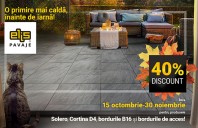 O primire mai caldă, înainte de iarnă, cu reduceri de 40% la Elis Pavaje