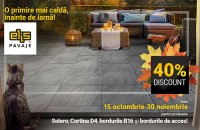 O primire mai caldă, înainte de iarnă, cu reduceri de 40% la Elis Pavaje