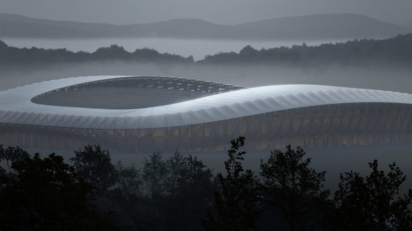 Primul stadion din lume construit din lemn 