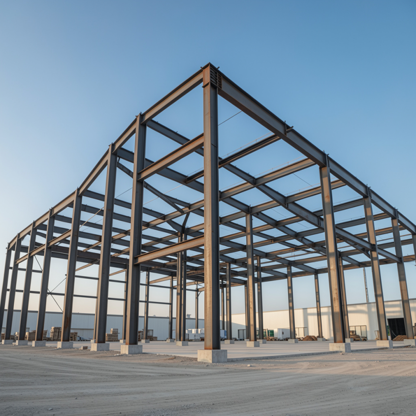 Structuri metalice pentru hale industriale, logistice și de producție