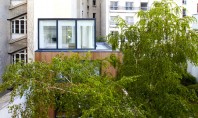 Casa din Lemn o locuință pariziană compactă și luminoasă Arhitectul francez Noel Dominguez a proiectat o