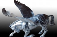 Pegasul din oțel și zinc