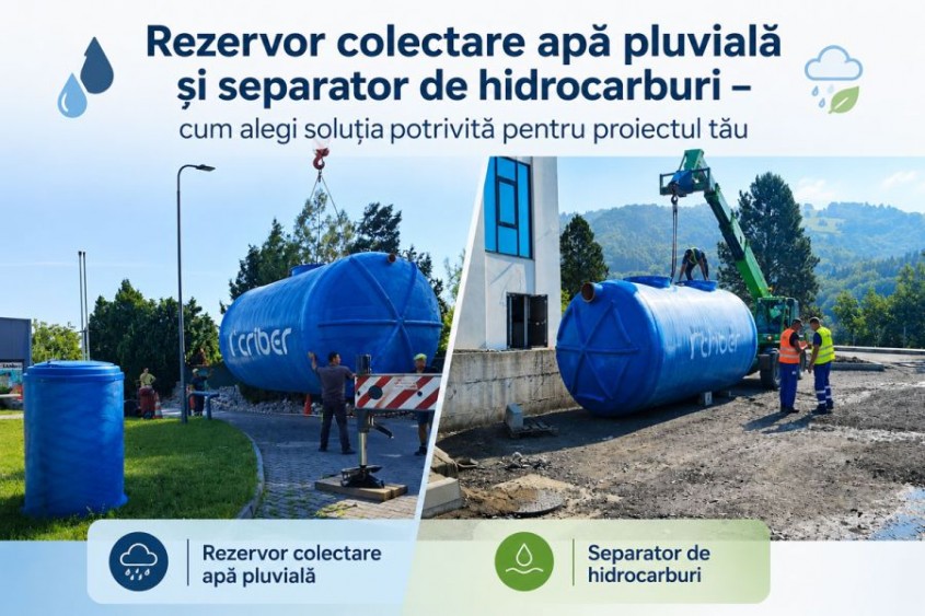 Cum alegi un separator de hidrocarburi și un rezervor de apă pluvială
