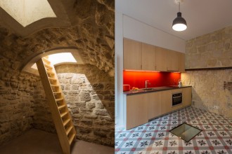 Un apartament foarte vechi şi-a regăsit frumuseţea într-o amenajare modernă şi luminoasă
