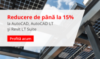 Flash Promo până la 15% reducere la AutoCAD AutoCAD LT și Revit LT Suite! 15% reducere