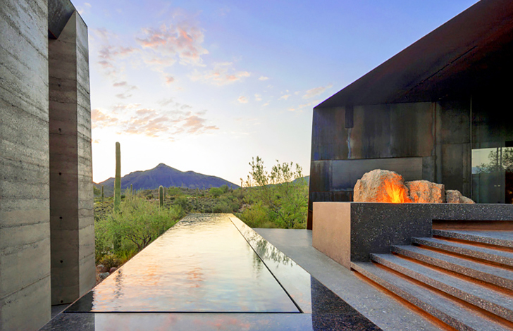 Casa in desertul Arizona, adaptata conditiilor de clima
