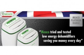 Dezumidificatorul Meaco Platinum Range UK cu consum redus de energie 