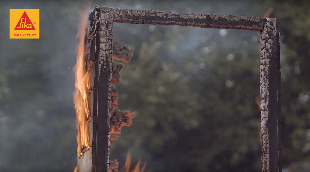 Sika Pyroplast sau cat de eficienta poate fi protectia la foc a elementelor din lemn