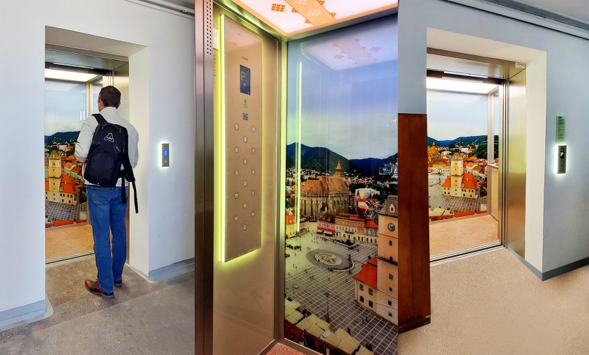 Primul ascensor închiriat pe termen lung în Brașov