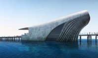 Un observator subacvatic ca o balenă care tâșnește din apă Proiectat de Baca Architects pentru a