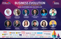 Business Evolution ”Finanțare. Digitalizare. Management eficient” ajunge în premieră la Bacău, pe 25 septembrie 2024 