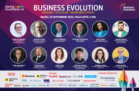 Business Evolution ”Finanțare. Digitalizare. Management eficient” ajunge în premieră la Bacău, pe 25 septembrie 2024 