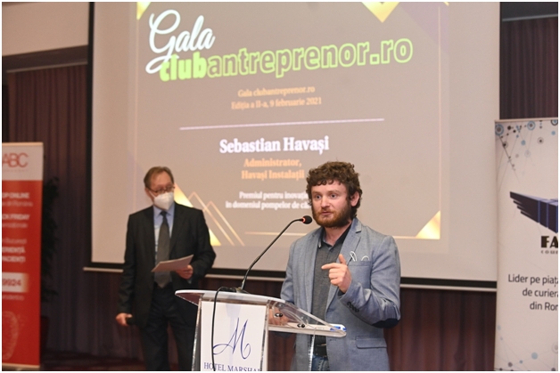 Havași Instalații a primit Premiul pentru inovație în domeniul pompelor de căldură, la Gala Club Antreprenor
