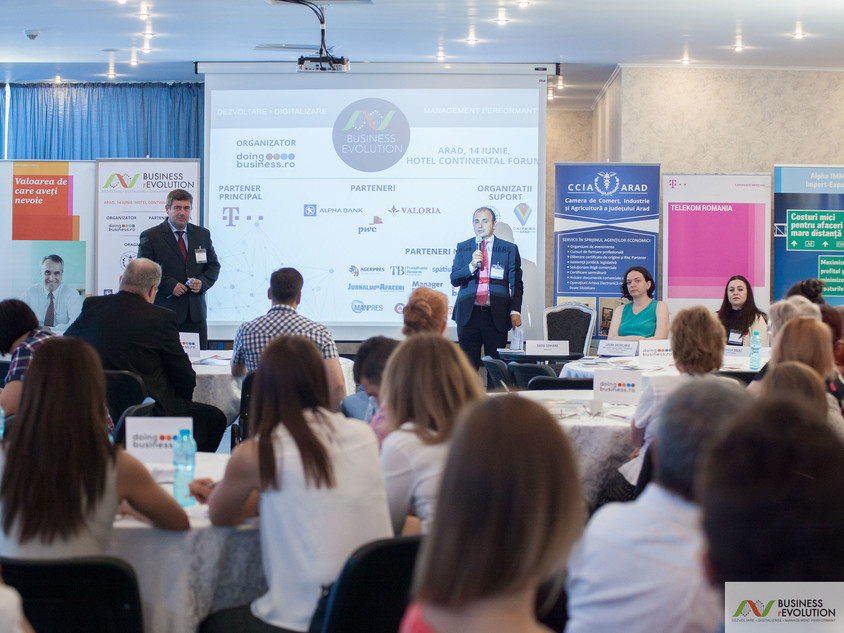 La Arad, Doingbusiness.ro încheie prima parte a seriei de conferințe naționale Business (r)Evolution