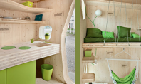 Mini-locuinta pentru studentii din Suedia In Suedia echipa Tengborn Architects a proiectat o camera studenteasca de