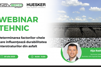Webinar Inoveco & Huesker: Cum controlăm fisurile reflexive în asfalt