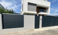 Poarta din aluminiu HYPERION – robustă impunătoare și cu design oval Profil oval – semnătura designului