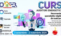 CURSURI AUDITORI ENERGETICI 3 octombrie – 2 noiembrie 2025 | ZOOM online OAER (Ordinul Auditorilor Energetici