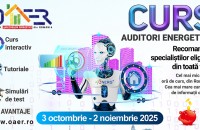 CURSURI AUDITORI ENERGETICI 3 octombrie – 2 noiembrie 2025 | ZOOM online
