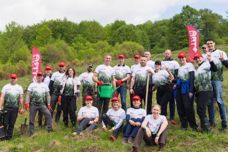 Florea Grup plantează 42.000 de puieți pe o suprafață de 9 hectare în județul Alba