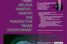 Conferinţa „Peisaj şi Teritoriu" / „Relația Habitus-Habitat din perspectivă transdisciplinară”- 10 martie 2021, ora 19:00