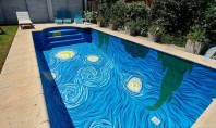 În această piscină simţi că te cufunzi în „Noaptea înstelată” a lui Van Gogh Cea mai