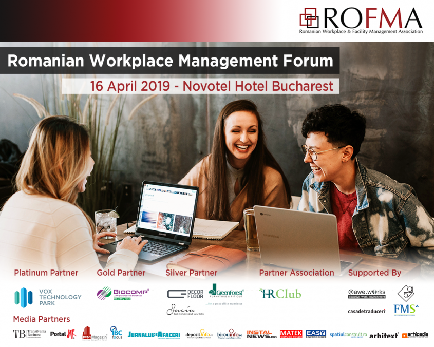 Romanian Workplace Management Forum are loc pe 16 aprilie la București