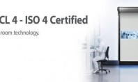 Ușa rapidă Dynaco D-313 Cleanroom CL4 Prima ușă rapidă pentru camere curate certificată ISO 14644-1 Clasa