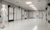 Ușa rapidă Dynaco D-313 Cleanroom CL4 Prima ușă rapidă pentru camere curate certificată ISO 14644-1 Clasa