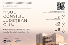 Concurs pentru extinderea și modernizarea sediului Consiliului Județean Cluj 
