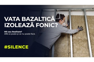 Vata bazaltică izolează fonic? Ce poate și ce nu poate face