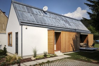 O casă modernă construită cu metoda elvețiană STEKO