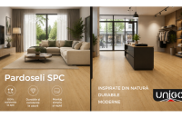 Indfloor Group extinde portofoliul cu pardoseli SPC. Prima colecție disponibilă: UNIGO Stonewood