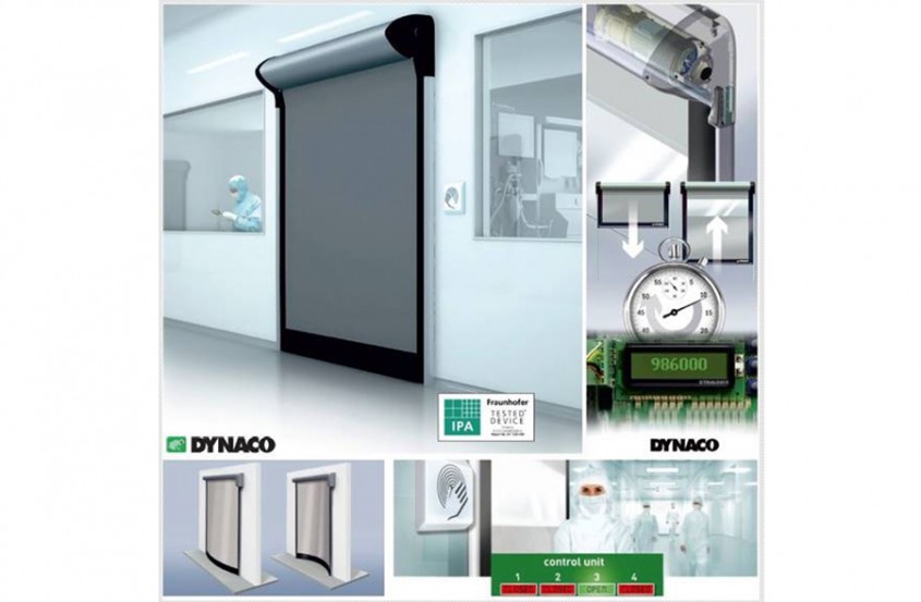 Ușa industrială DYNACO D-313 Cleanroom cu deschidere în ~1 secundă