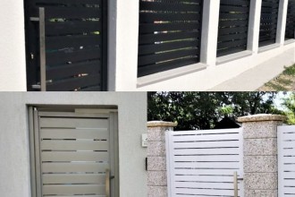 Porți, garduri și pergole din aluminiu – versatilitate și culoare nelimitată