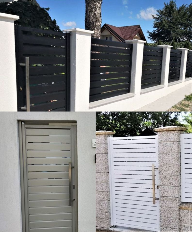 Porți, garduri și pergole din aluminiu – versatilitate și culoare nelimitată