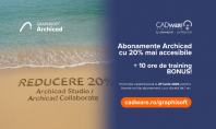 Promoția verii Archicad Abonamente cu 20% reducere + training inclus! Sprijin pentru începători 10 ore de
