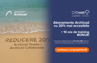 Promoția verii Archicad: Abonamente cu 20% reducere + training inclus!