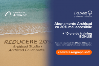 Promoția verii Archicad: Abonamente cu 20% reducere + training inclus!