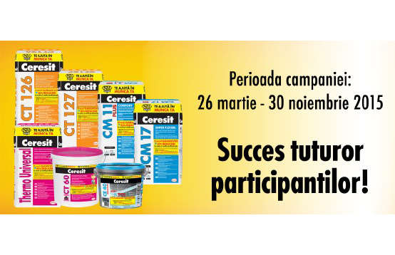 Supermeserias Ceresit te ajuta in munca ta!
