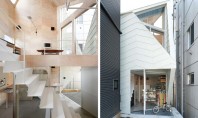 O locuință minimală dar cu o spațialitate deosebită Casa Tsubomi din Japonia este micuta avand o